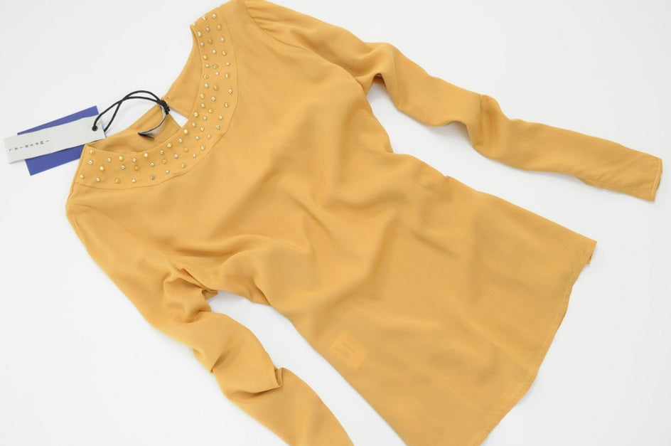 Honey Gold Studded Shirt blouse