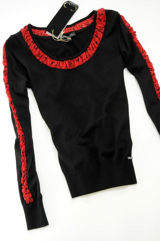 Black Side Stripe Sleeve Jumper