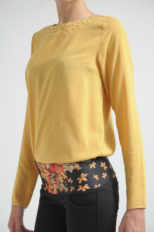 Honey Gold Studded Shirt blouse