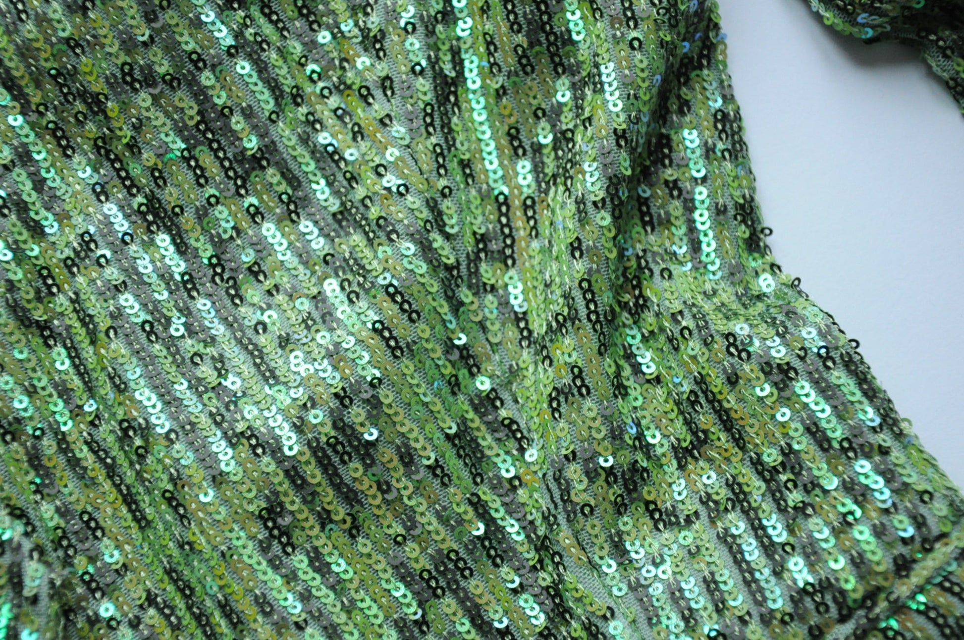 Light green sequinned blazer