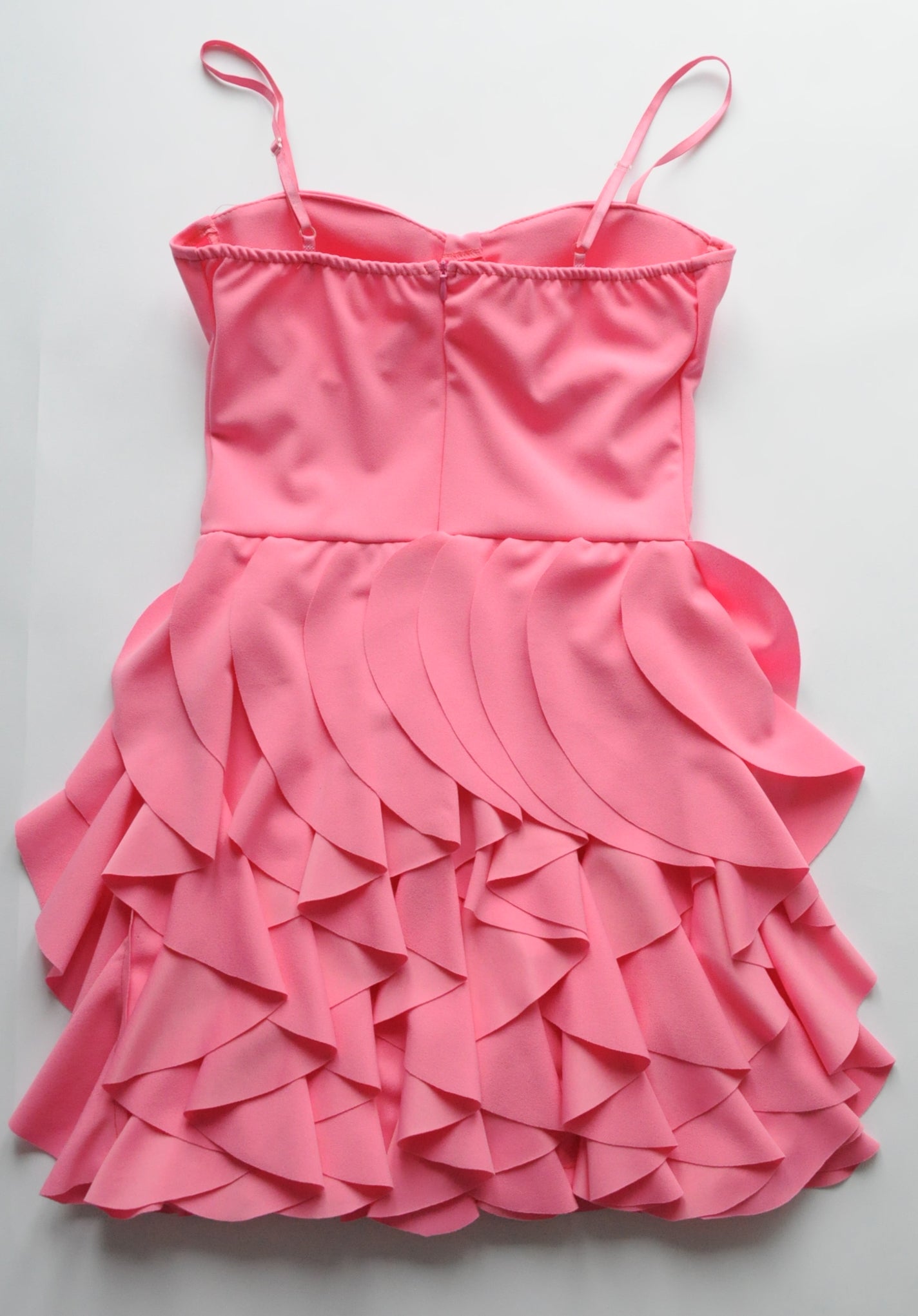 Candy pink fit & flare dress